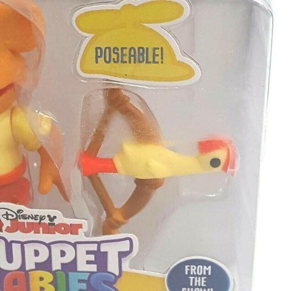 Fozzie Bow Arrow Disney Junior Muppet Babies Poseable 2.5" Figure New in Package - Picture 5 of 6